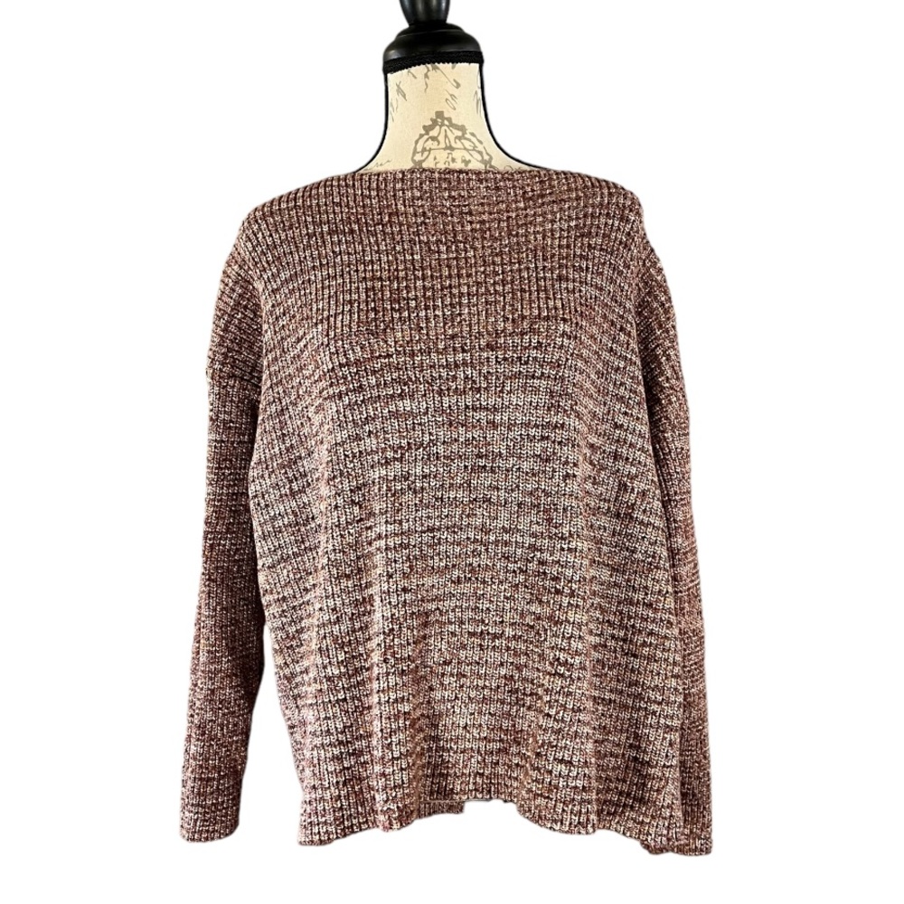 Blank NYC Light Coral Cross Back Sweater - L